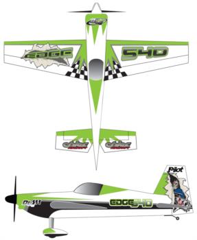 Pilot Edge 540 Edge -green Graphic Package